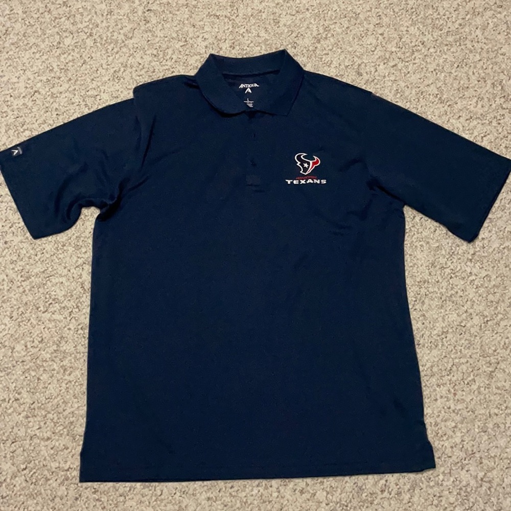 NWOT Texans Drifit Polo